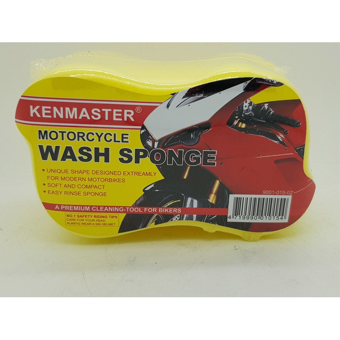 PROMO !!! Kenmaster Motorcycle Wash Sponge - Kenmaster Busa Pencuci Motor 1 pack isi 2 pcs