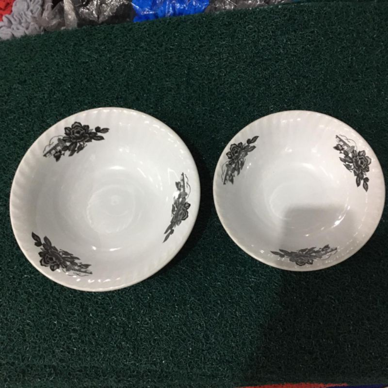 Piring Keramik Rose Mangkok Keramik Rose/Bunga