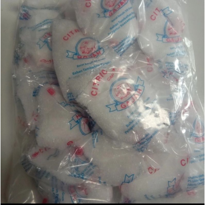 

Citric Acid Cap Gajah 50 Gram