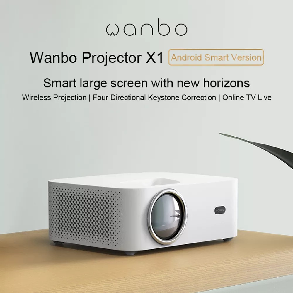 Jual WANBO X1 PRO / PROYEKTOR WANBO X1 PRO PORTABLE PROJECTOR ANDROID