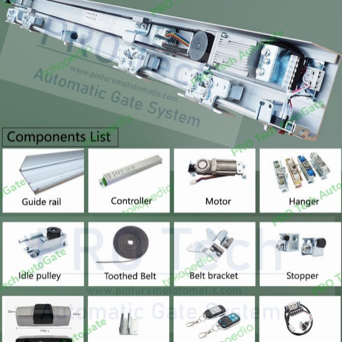 Mesin Automatic Door / Pintu Otomatis Sliding Door Kaca / Kayu