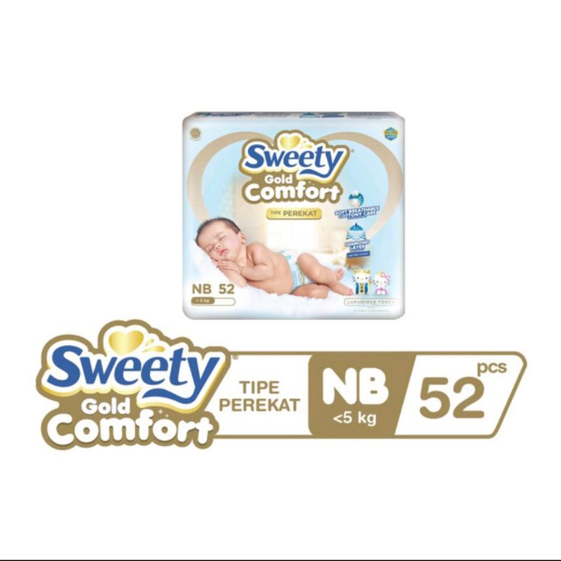 [SOBEK] Sweety Comfort NB 52 Kemasan Sobek