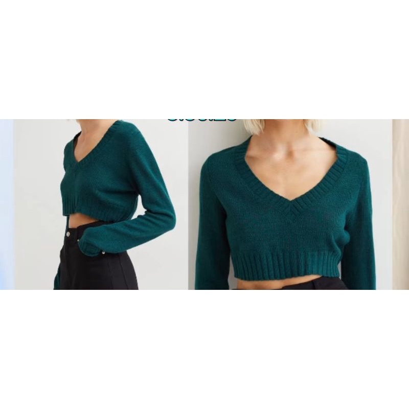 HnM Sweater Rajut Sale Vneck