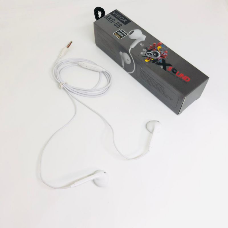 handsfree vibox akg88 extrabass earphone