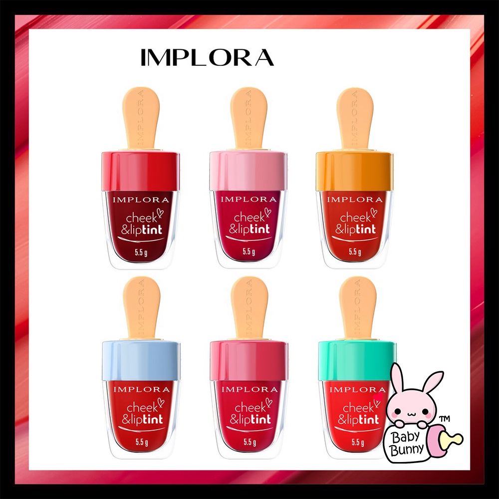 ❤ BELIA ❤ IMPLORA (✔️BPOM) Cheek &amp; Liptint 5.5g | lip tint implora