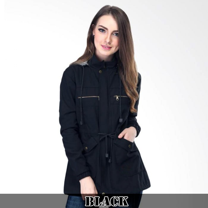 JAKET PARKA WANITA SIZE BESAR BOLAK BALIK