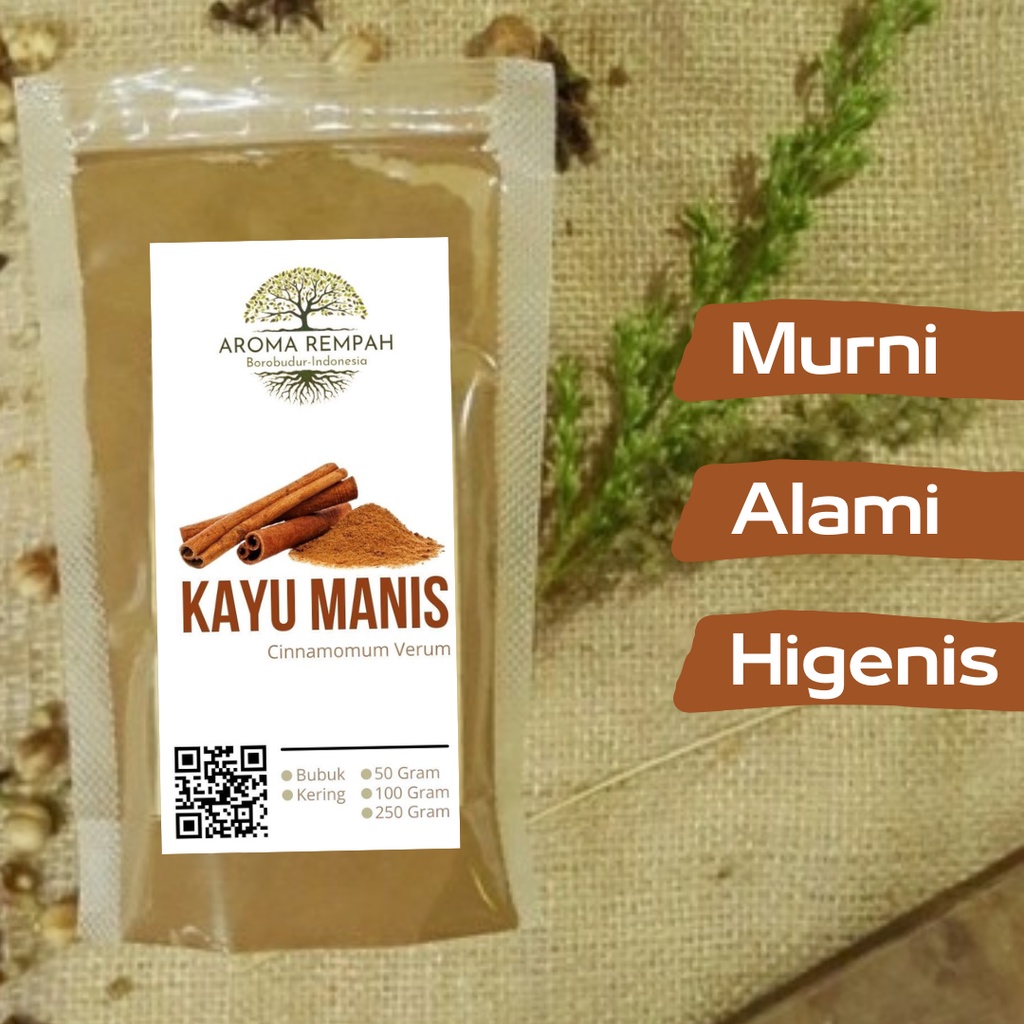 

KAYU MANIS BUBUK MURNI - Cinnamomum Verum - HERBAL - JSR - PREMIUM QUALITY EXPORT