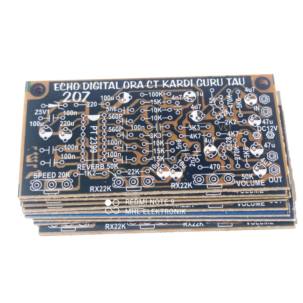 PCB ECHO Digital ECHO PT2399 NON CT 207