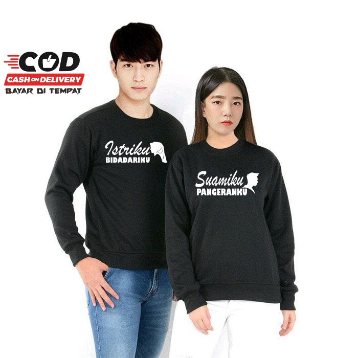 KAOS ISTRIKU BIDADARIKU / KAOS SUAMIKU PANGERANKU KAOS COUPLE SUAMI ISTRI