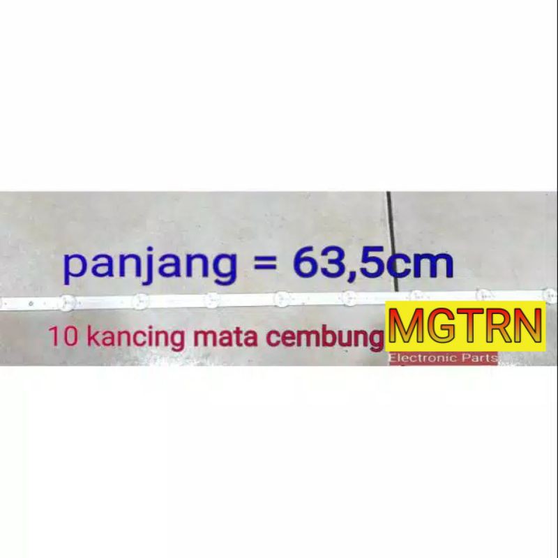 Lampu Backlight Tv LCD/LED 3v 10 kancing
