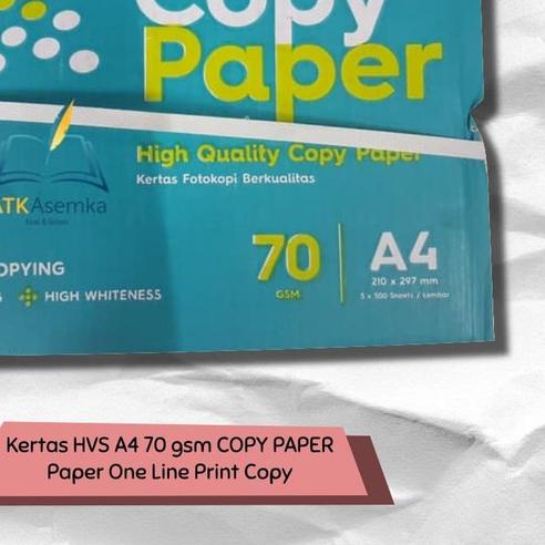 

♕ Kertas HVS A4 70 gsm COPY PAPER / Paper One Line Print Copy ♝