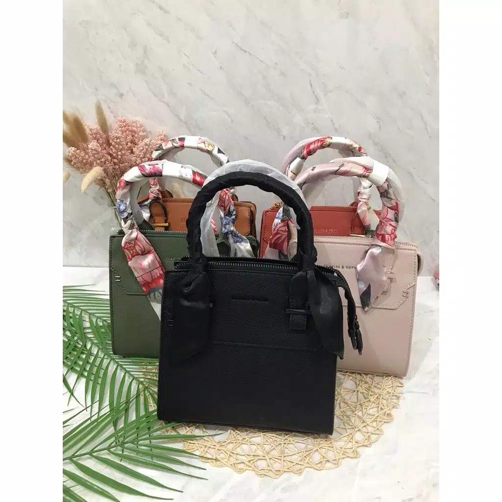 TAS BAG WANITA CK226 CNK HANDLE SCARF | PREMIUM IMPORT