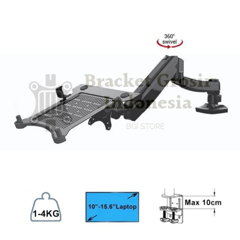 Laptop Holder Bracket laptop tray Laptop peyambung