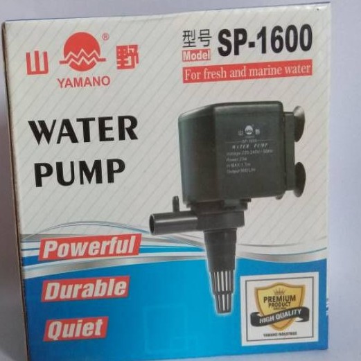 Mesin Pompa Celup YAMANO SP-1600 Filter Aquarium Aquascape Hidroponik Submersible Pump Power Head