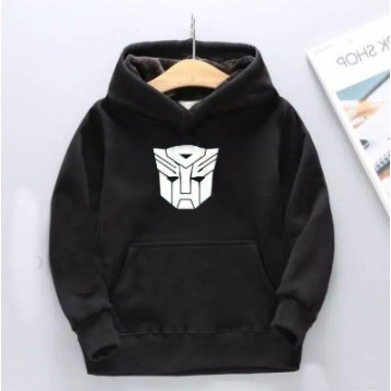 TokoMilkan - Sweater Hoodie Anak Laki Laki TFO &amp; SWARS Umur 5-11 Tahun Bahan Fleece