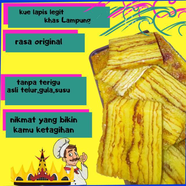 

Kue basah lapis legit khas lampung termurah kue original