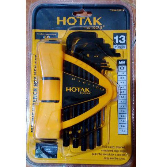KUNCI L 13 PCS (HOTAK)