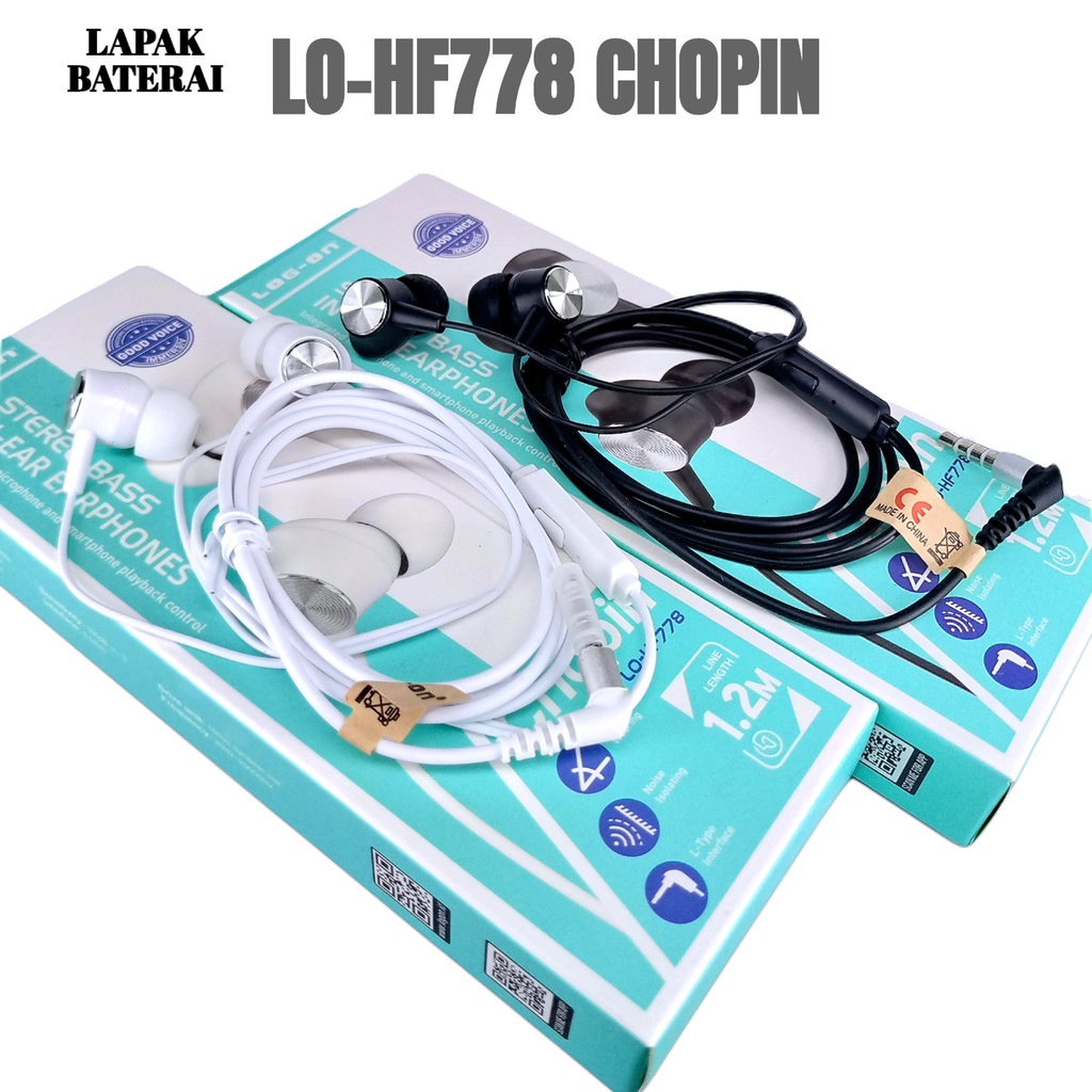 Log on - HF778 Chopin Handsfree Good Voice Stereo Bass headset HF hedset Earphone