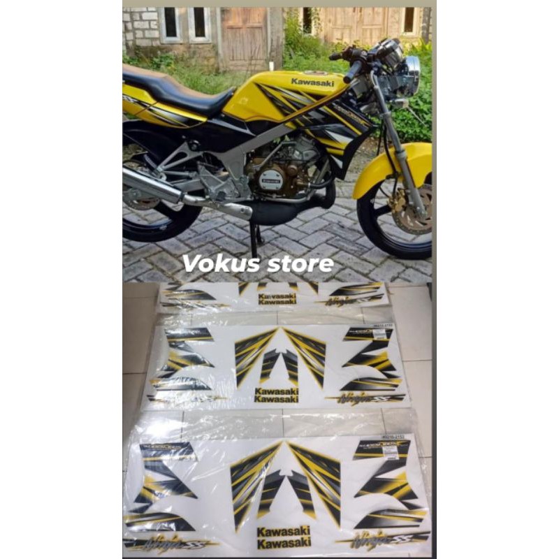 Striping original Ninja ss kuning 2013