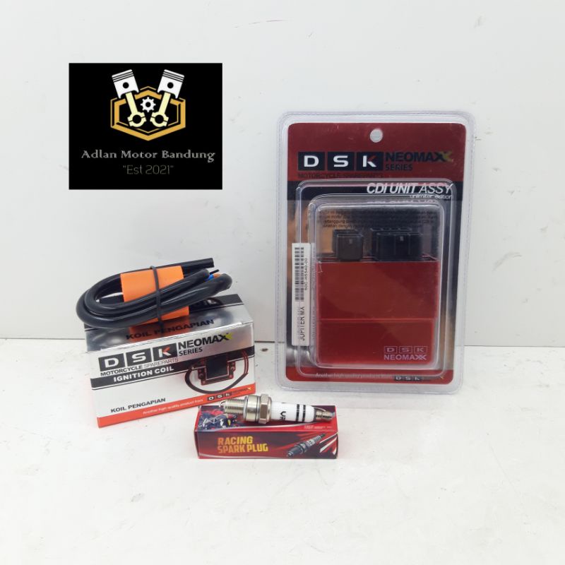 PAKET RACING CDI KOIL COIL DAN BUSI RACING DSK UNLIMITER RACING JUPITER MX NEW NJMC MX NEW 135CC