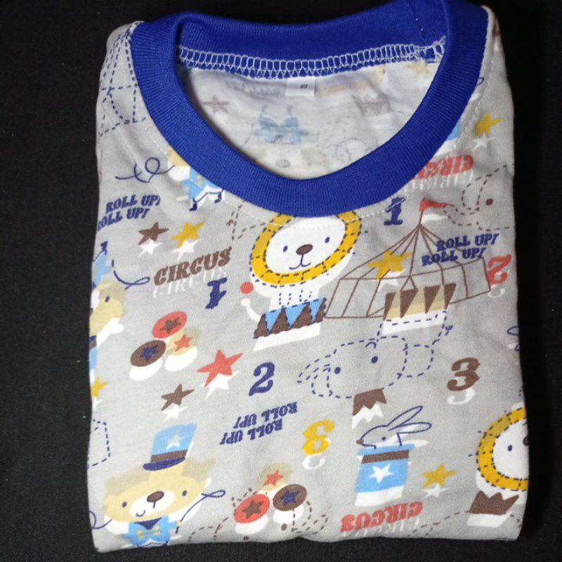 setelan anak laki laki Qkids Size S (Usia 3-4 tahun) Lengan pendek Celana Pendek bahan Libby Velvet junior-10