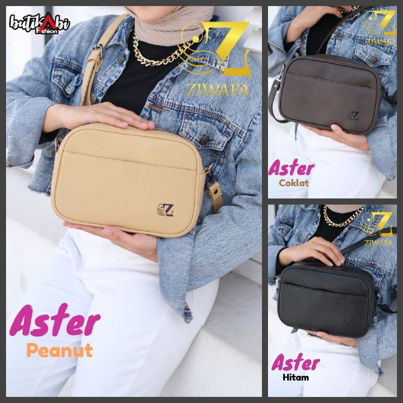 TAS WANITA ASTER BY ZIWAFA SLINGBAG SELEMPANG KULIT SINTETIS SHOULDER BAG MURAH