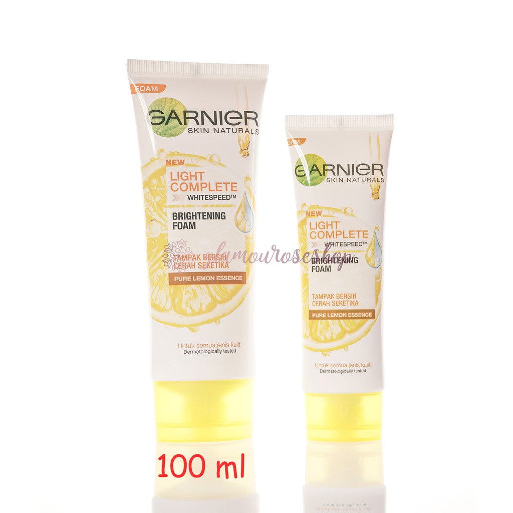 ❤️Glamouroseshop❤️ Garnier Light Complete Facial Foam 100ml / Garnier Bright Complete Facial Foam 100ml / Garnier Bright Complete Face Wash 100ml