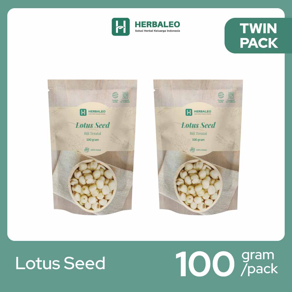 

Herbaleo - Twinpack Lotus Seeds 100 gram ( Biji Teratai )