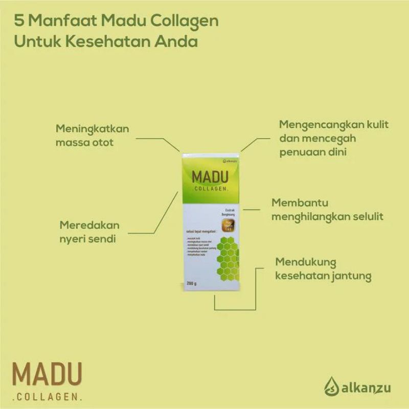 collagen drink pemutih badan madu collagen