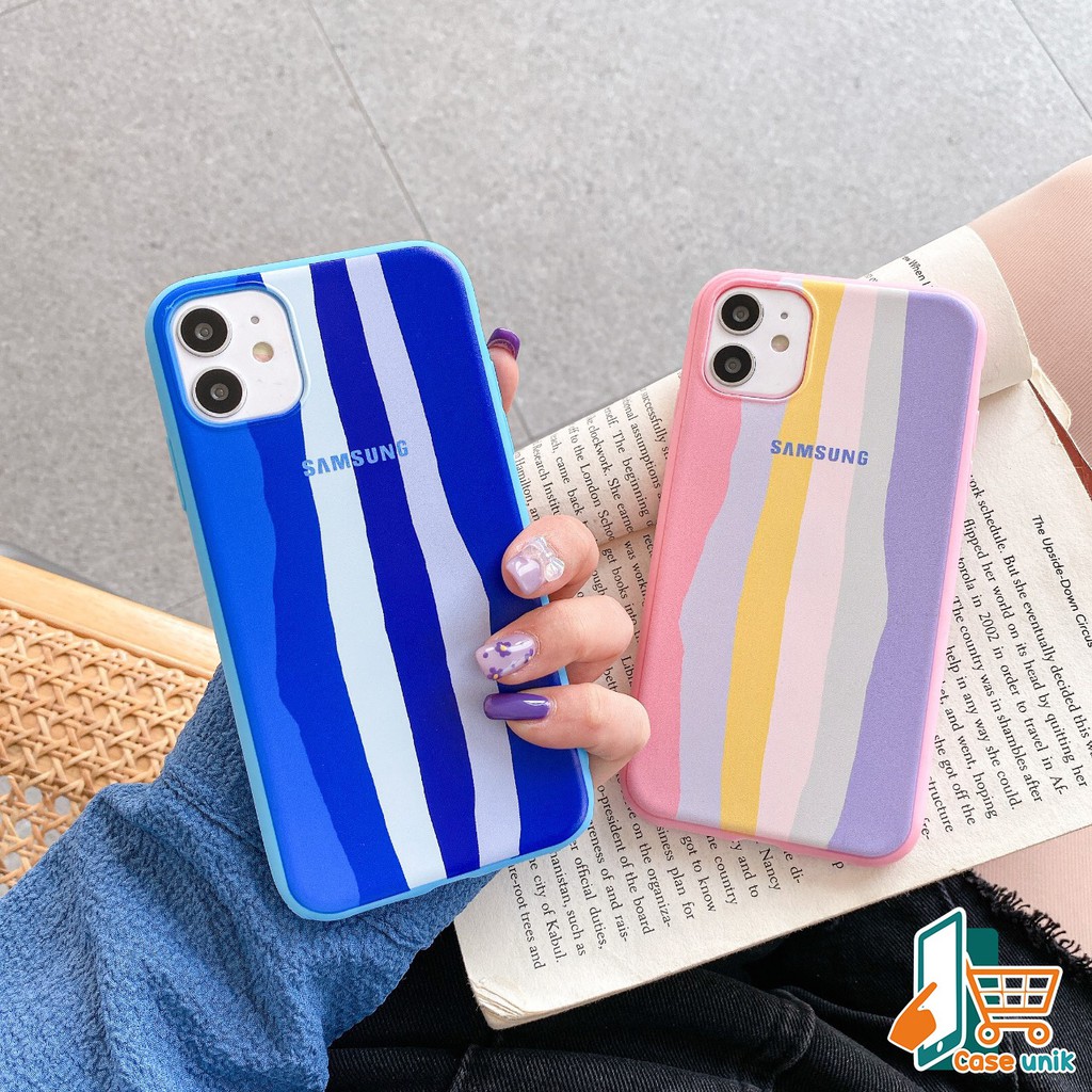 SS046 case Rainbow Samsung A02 M02 A03 CORE A13 4G A32 5G A23 4G A33 5G A32 A53 A52 A01 M01 Core J2 Grand Prime A10 M10 A10s M10s A20 A30 CS2474