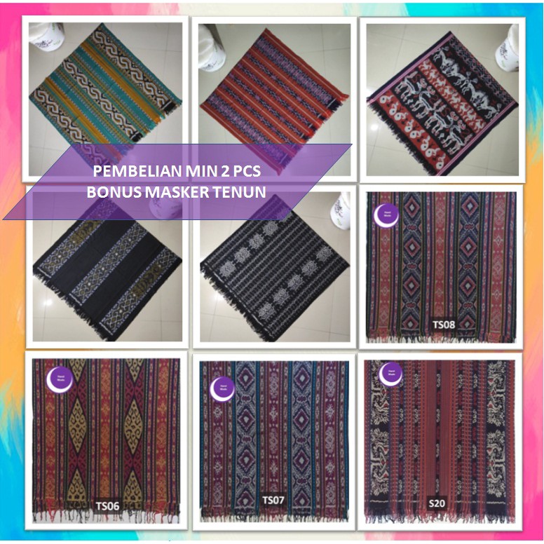 Kain Tenun Blanket Motif Sumbawa