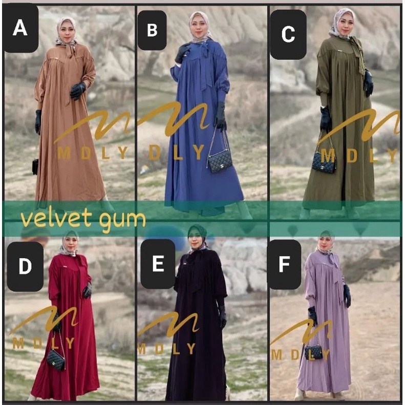 Hulya dress Ori by Mdly / gamis Mdly READY