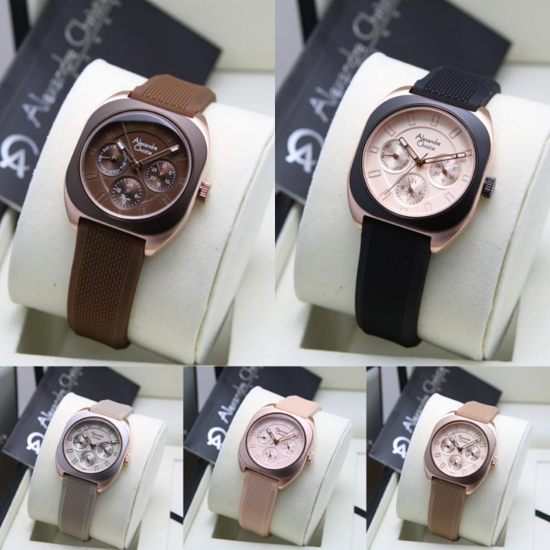ALEXANDRE CHRISTIE WANITA AC 2990 / AC2990 RUBBER ORIGINAL GARANSI RESMI 1 TAHUN