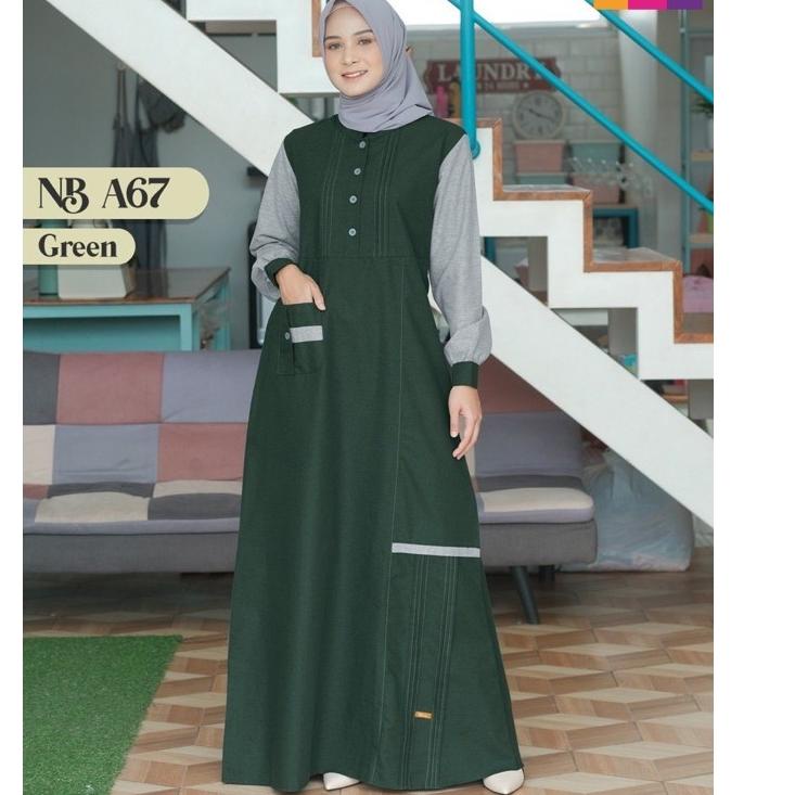 SQHP nibras Nb a67 / nba 67 , nba67 gamis nibras terbaru / gamis nibras original Best Quality