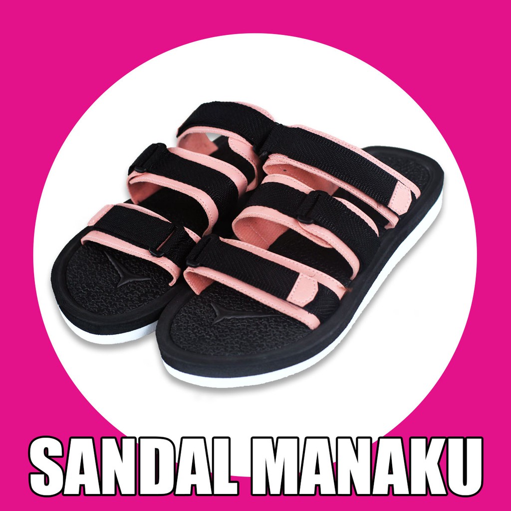 Sandal wanita MANAKU - sandal wanita wedges - sandal wanita terbaru