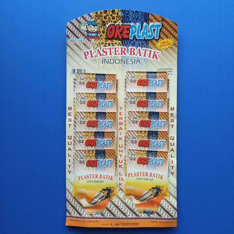 Okeplast plester anak-anak kartun/ karakter/ motif/ bergambar batik