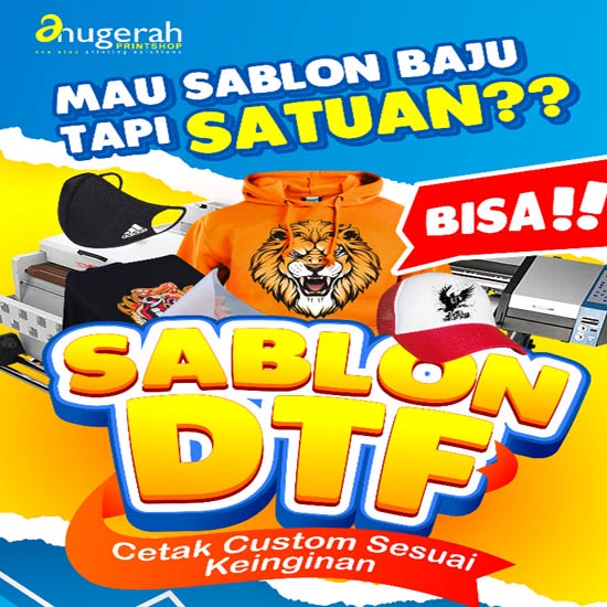 KAOS SABLON DTF CUSTOM DESIGN BEBAS TERMURAH KUALITAS TERBAIK 2 SISI DEPAN/BELAKANG LENGAN PENDEK