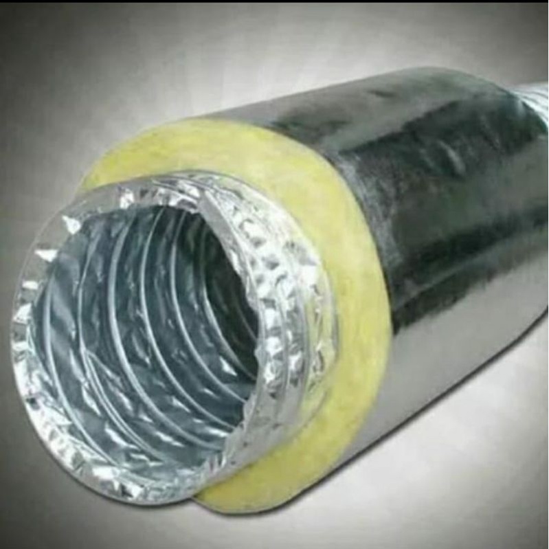 Jual flexible ducting isolasi 10 inch /flexible cerobong double layer . flexibel pembuangan
