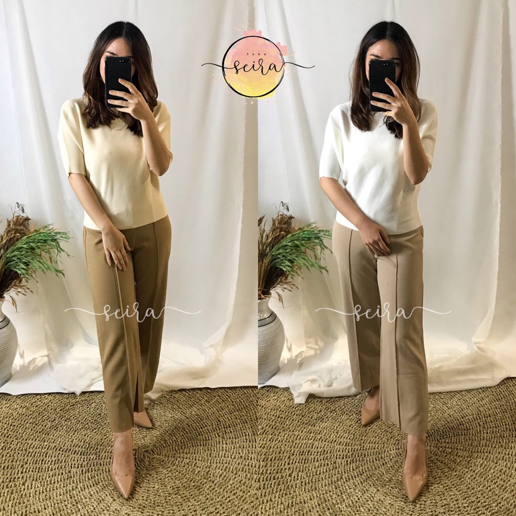 [BISA COD] ZOLA PANTS - Celana Kulot Premium / Baju Bangkok Premium Import (tanpa atasan)