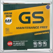 GS Astra Hybrid NS70 65D26R Aki Mobil 12V 65Ah Basah