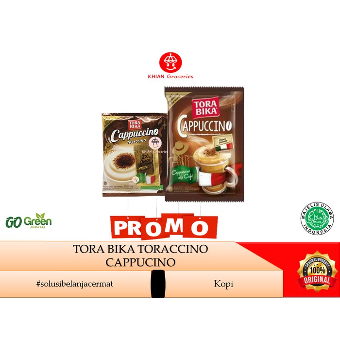 

Toraccino, Torabika cappucino kopi renceng 10*25 gr. Khian Groceries