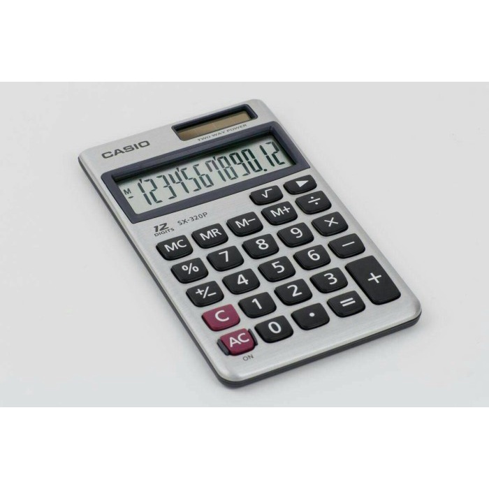 

CODES0X-66 Casio Calculator Pocket SX320P 12 digit