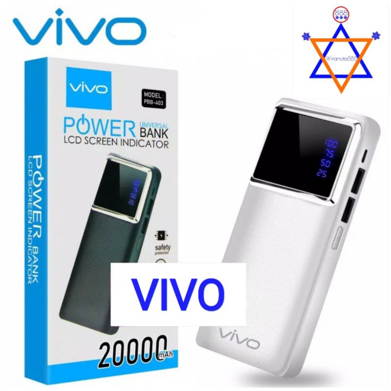 POWERBANK VIVO ORIGINAL 506 20000MAH - PUTIH
