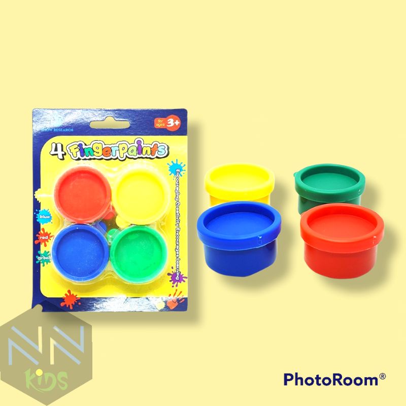 

MAINAN ANAK CAT LUKIS: WASHABLE FINGER PAINT/ CAT AIR/ FINGER PAINT FOR KIDS / CAT WARNA AMAN UNTUK ANAK/ CAT 4 PCS/ PERMAINAN EDUKATIF