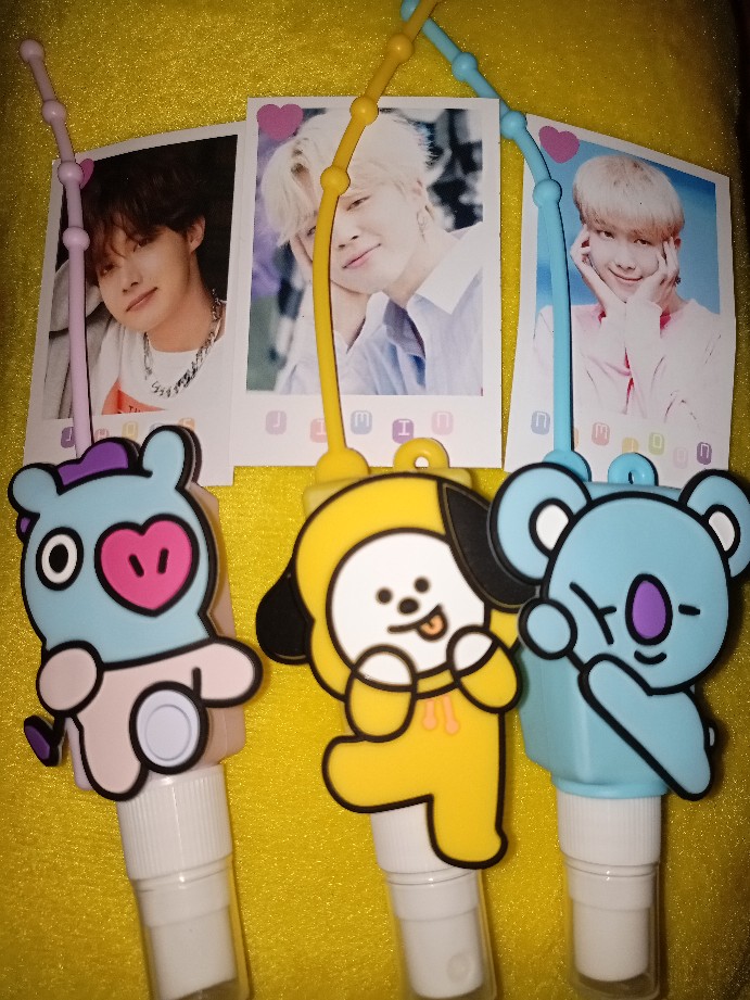 Botol Gantungan Semprot Hand Sanitizer Bt21 (bottle Spray)