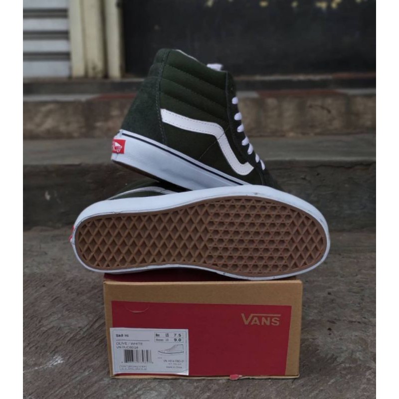 Vans SK8 HI Olive White