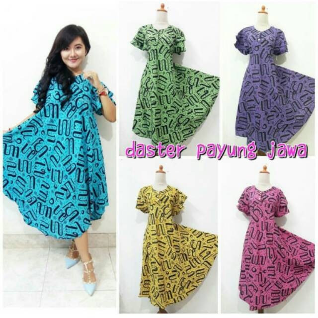 Daster payung jawa grosir baju tidur pakaian murah katun adem batik adem