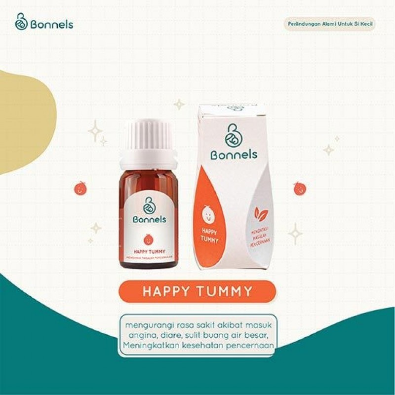 Bonnels Essential Oil untuk Pencernaan / Nafus Makan 10 ml - Stomy Oil