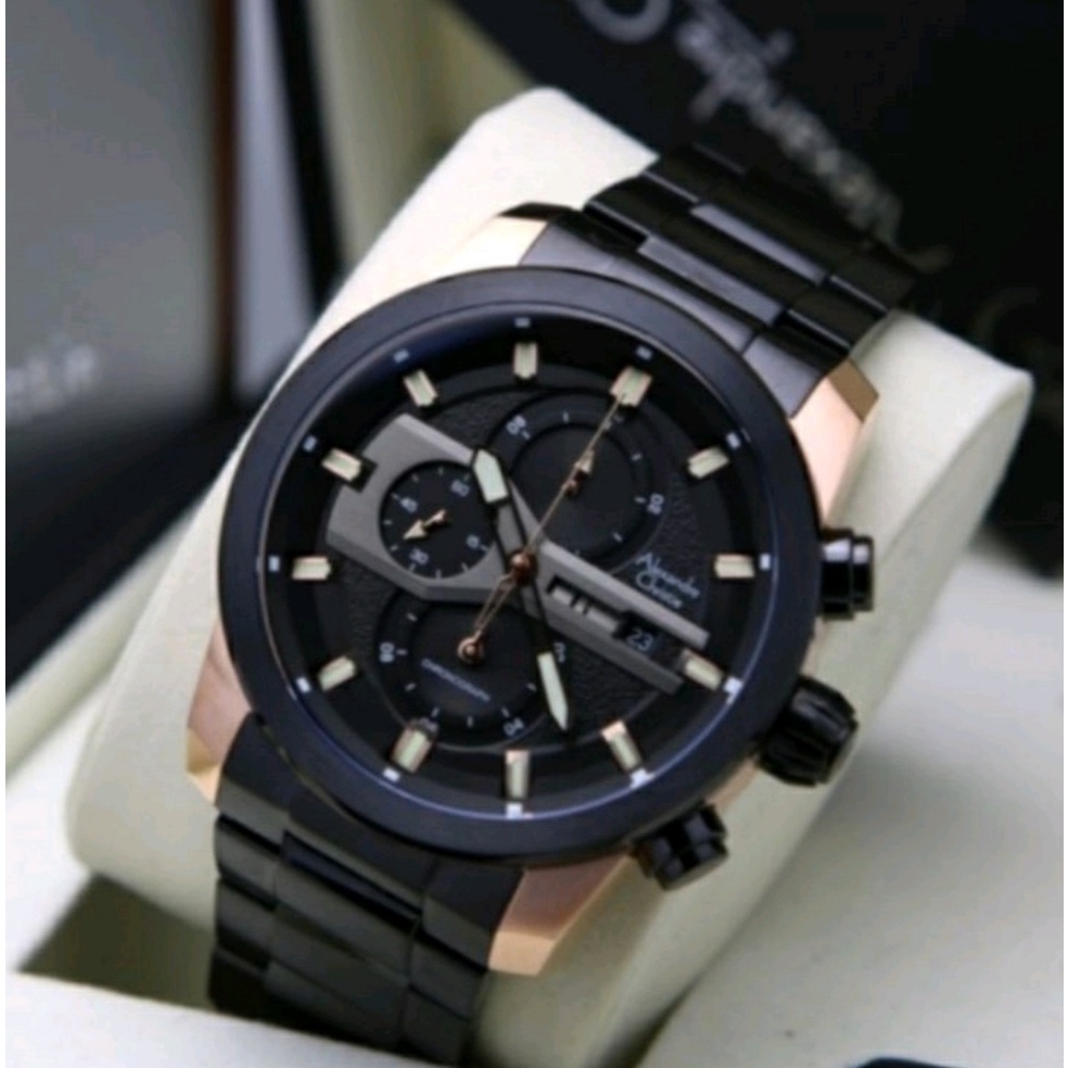 Alexandre Christie Ac 6559 / AC6559 Rante Jam Tangan Pria Original
