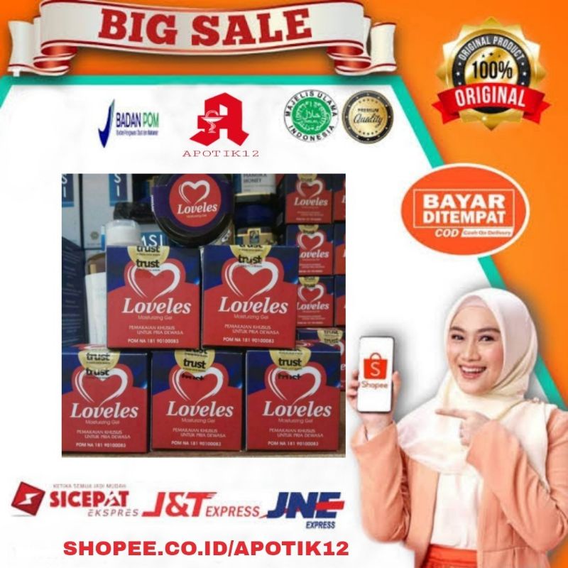 loveless loveles moisturizing gel pria original